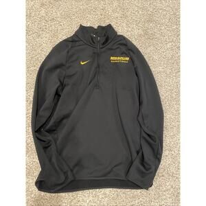 Mizzou Basketball Nike Long Sleeve Fleece Quarter Zip Large